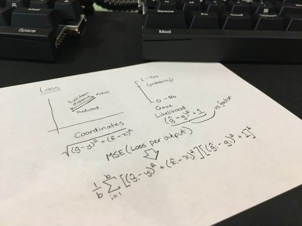 Eye Tracking Update: Neural Network Architecture and Loss Functions